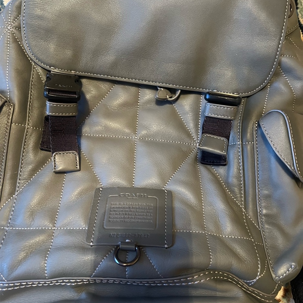 RARE rivington coach leather backpack - Picture 2 of 15